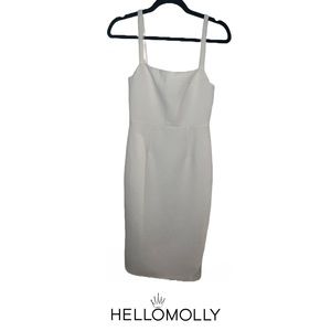 Hello Molly | White Thin Strap Dress | Size 4